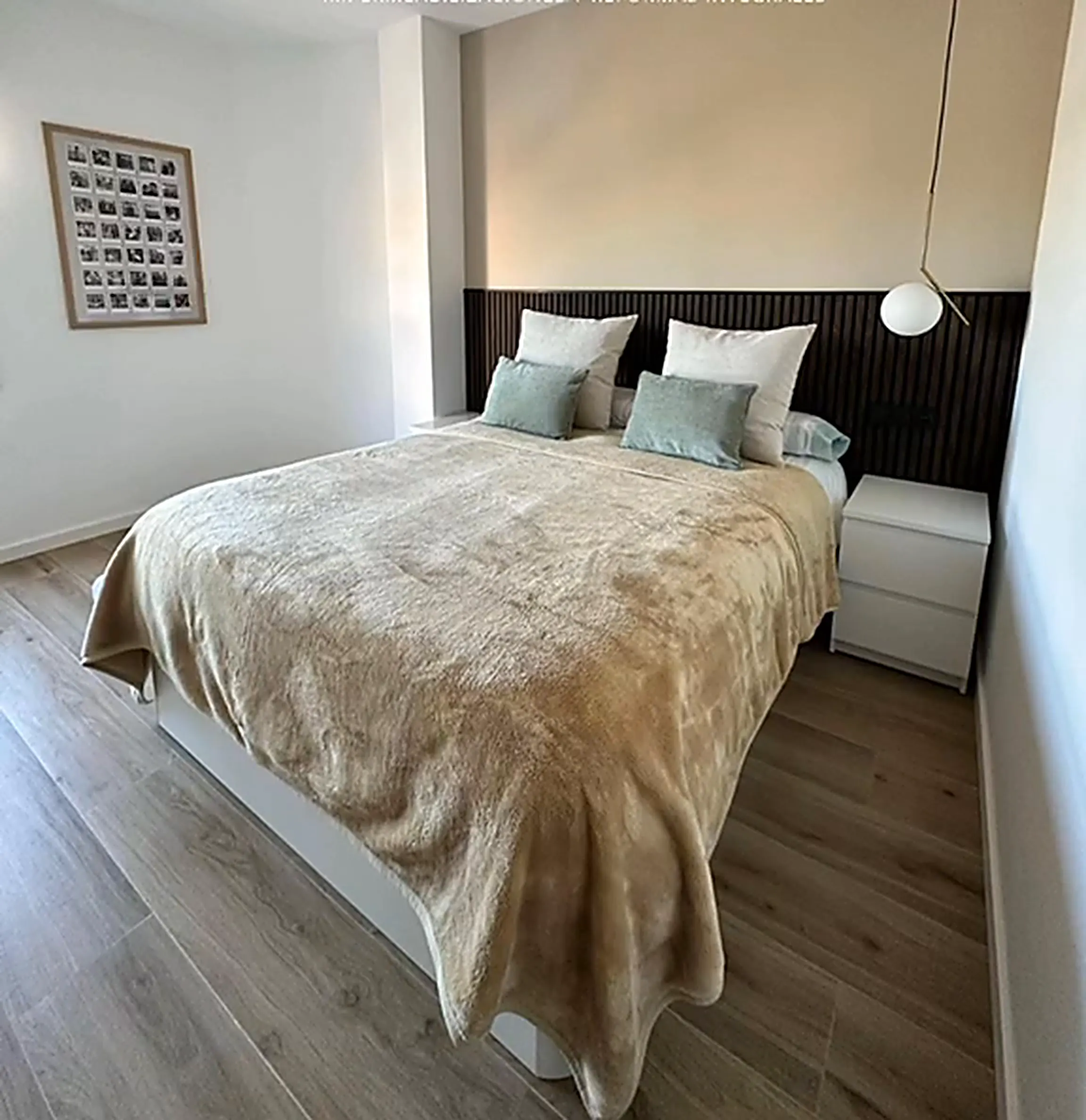 Dormitorio terminado en una reforma de Las Rozas